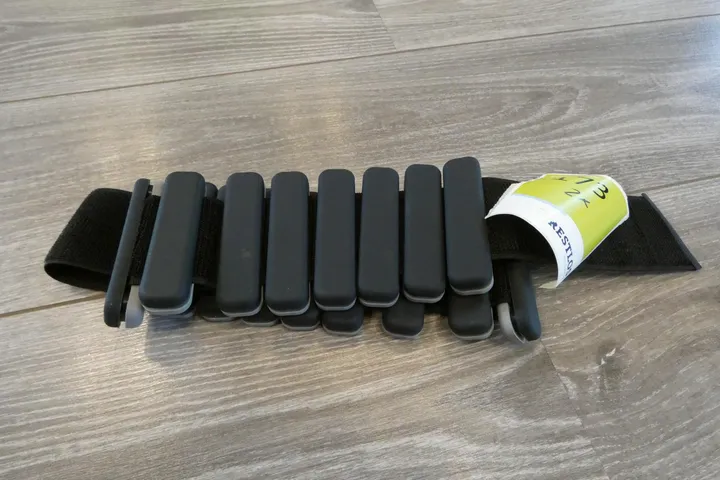 2x Sportneer Gewichtsmanschetten, verstellbar, schwarz/grau